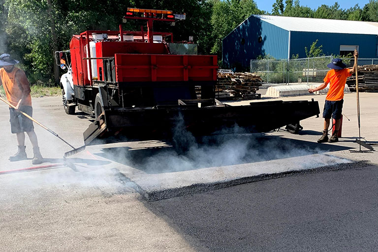 Infrared Asphalt Repair Flushing MI